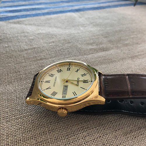 Casio brown watch