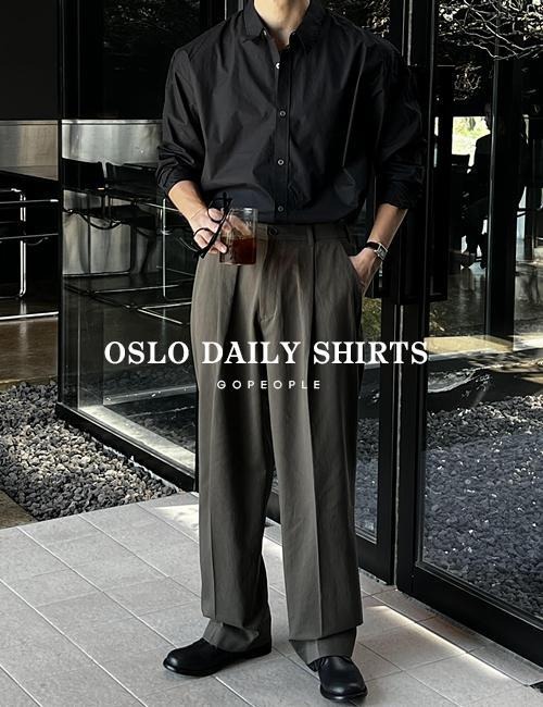 오슬로 데일리 컬러셔츠(15color)